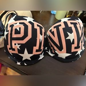 PINK LOGO BRA